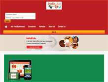 Tablet Screenshot of indiabiz4u.com